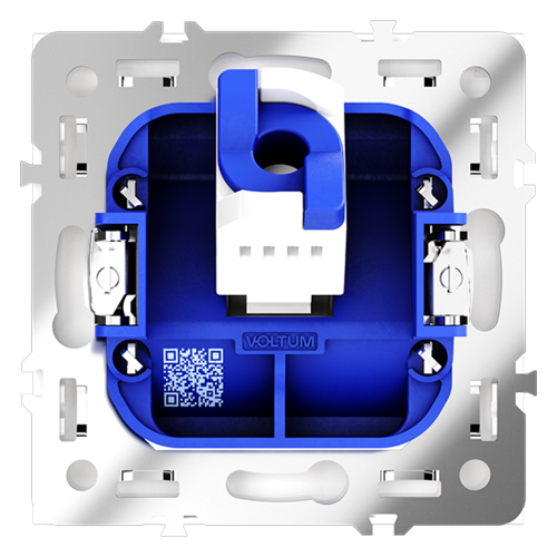 Розетка комп. RJ45 кат.6, Белый матовый, VOLTUM S70 VLS060102