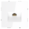 Розетка комп. RJ45 кат.6, Белый матовый, VOLTUM S70 VLS060102