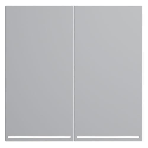 Клавиши для выключателя 2-кл с подсветкой, Серый, S70 Voltum VLS000416