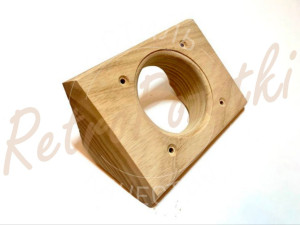 Накладка 1 местная межбрёвенная деревянная 154x118, для внутреннего монтажа, Clever Wood