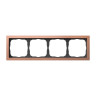 Рамка 4 местная, металл, Медь, ArtGallery SE GAL312504 Рамка 4 местная, металл, Медь, ArtGallery SE GAL312504