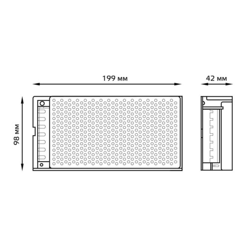 Блок питания Gauss Led Strip PS 12V 150W IP20 15A 202003150