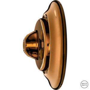 Выключатель поворотный 1 кл. перекрестный, медный глянцевый, Katy Paty OPCUNG7