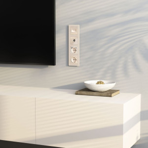 Розетка телевизионная TV оконечная, Акрил айвори, Werkel W1183043