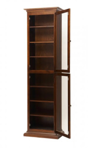 Шкаф-витрина из массива березы Граф Нулин-2 "Орех" TADORNA 158/A-N