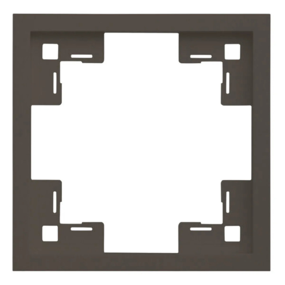 Рамка 1 местная, Капучино, Standart Rikett 35810 CP