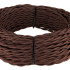 Ретро кабель витой 3x1,5 коричневый Werkel a039932 (W6453514)