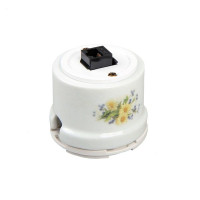 Розетка фарфор компьютерная RJ45, ромашка Salvador OP.INT.RM