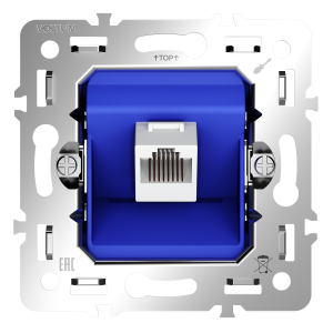 Механизм розетки компьютерной RJ45 кат.6, S70 Voltum VLS0601M