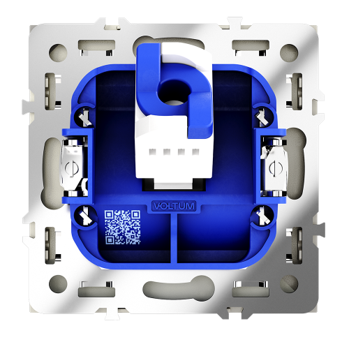 Розетка комп. RJ45 кат.6, Шелк, VOLTUM S70 VLS060104
