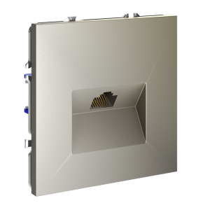 Розетка комп. RJ45 кат.6, Шелк, VOLTUM S70 VLS060104