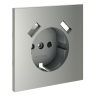 Лицевая панель для розетки с З/К и шторками, с USB A+A, Сталь, S70 Voltum VLS000905 Лицевая панель для розетки с З/К и шторками, с USB A+A, Сталь, S70 Voltum VLS000905