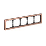 Рамка 5 местная, металл, Медь, ArtGallery SE GAL312505
