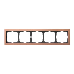 Рамка 5 местная, металл, Медь, ArtGallery SE GAL312505
