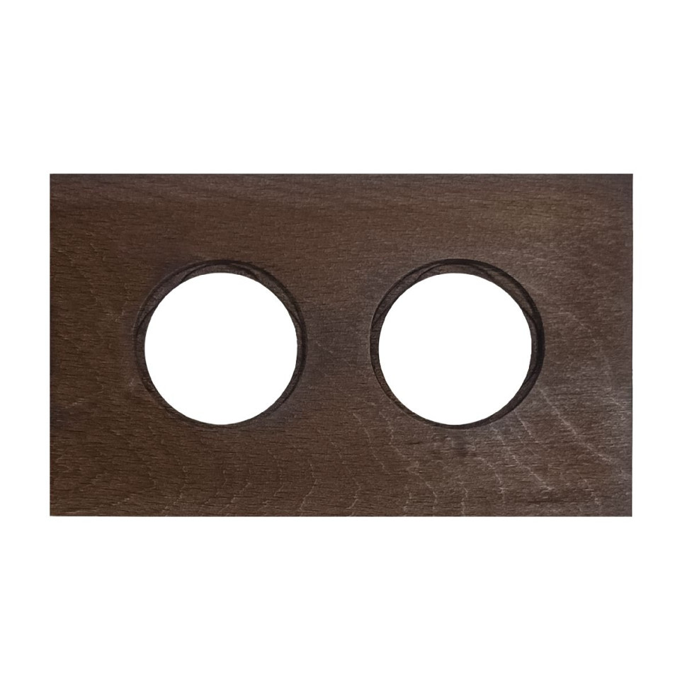 Рамка 2 местная дерево, Винтаж, Bironi BF7-620-18 Рамка 2 местная дерево, Винтаж, Bironi BF7-620-18