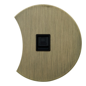 Розетка компьютерная RJ45 (внутренний монт.) дополнит., Бронза, Аrt Salvador EU030206