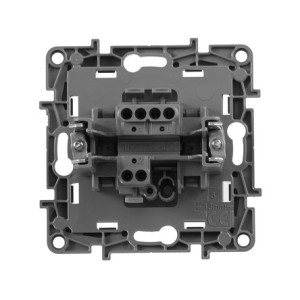 Кнопка без фиксации, антрацит, Etika Legrand 672614