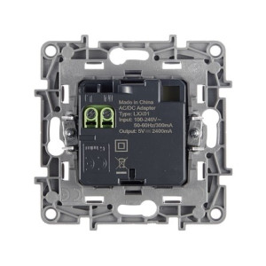 Розетка USB для зарядки, белый, Etika Legrand 672294