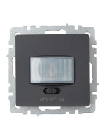 Датчик движения 500Вт., Графит, Brite IEK BR-MS10-N-150-05-K53