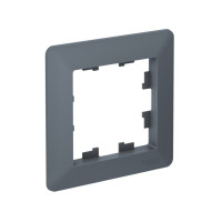 Рамка 1 местная, пластик, Грифель, AtlasDesign Air SE ATN220701