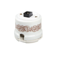 Розетка фарфор компьютерная RJ45, узор Salvador OP.INT.UZ