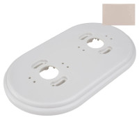 Рамка 2 местная пластик, Ванильный, Jantera JNO.2ON2.PG03