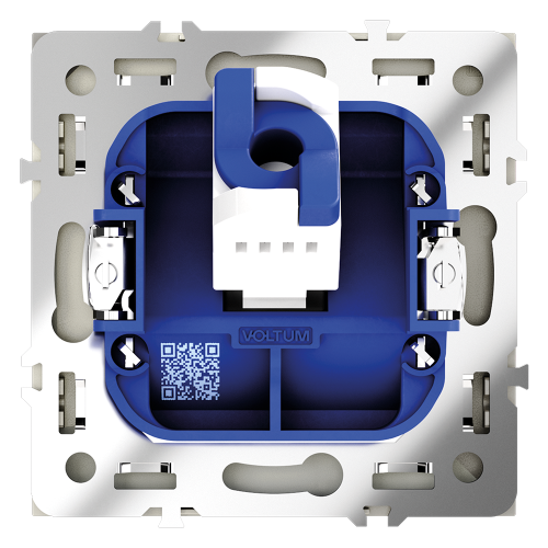 Розетка комп. RJ45 кат.6, Сталь, VOLTUM S70 VLS060105