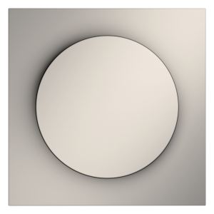 Лицевая панель для диммера поворотно-нажимного, Кашемир, S70 Voltum VLS002003