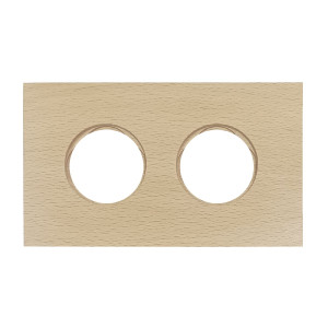 Рамка 2 местная дерево, Светлый бук, Bironi BF7-620-110 Рамка 2 местная дерево, Светлый бук, Bironi BF7-620-110