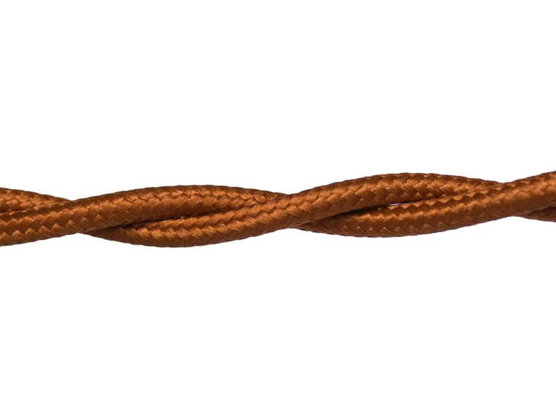 Ретро кабель витой 2x2,5 Бронзовый, Retrika RP-22504 (1 метр)
