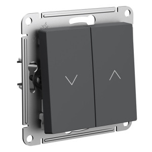 Выключатель жалюзи, Базальт, AtlasDesign SE ATN001419 Выключатель жалюзи, Базальт, AtlasDesign SE ATN001419