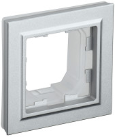 Рамка 1 местная влагозащищенная IP44, Алюминий, Brite IEK BR-M12-44-K47