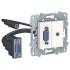 Розетка HD15+Minijack, Белый, Unica New Schneider NU593218