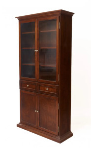 Шкаф-витрина из массива березы Граф Нулин-3, Орех, TADORNA 257/А-N