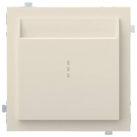 Лицевая панель для выключателя для гостиниц карточного, Кремовый сатин, Rikett 35731 MC