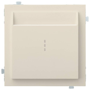 Лицевая панель для выключателя для гостиниц карточного, Кремовый сатин, Rikett 35731 MC
