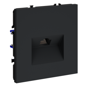 Розетка комп. RJ45 кат.6, Графит, VOLTUM S70 VLS060107