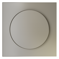 Лицевая панель для диммера поворотно-нажимного, Шелк, S70 Voltum VLS002004