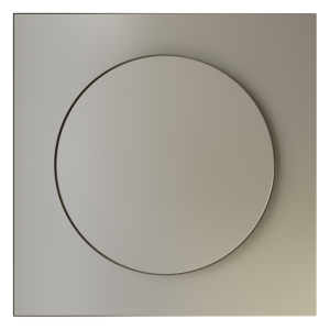 Лицевая панель для диммера поворотно-нажимного, Шелк, S70 Voltum VLS002004