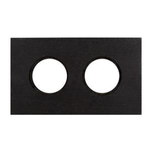 Рамка 2 местная дерево, Угольно-черный, Bironi BF7-620-119 Рамка 2 местная дерево, Угольно-черный, Bironi BF7-620-119