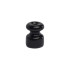 Кабельный изолятор керамика, 19х23 мм, цв. черный, EDISEL ИКЧ1923