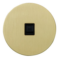 Розетка компьютерная RJ45 (внутренний монт.), Золото, Аrt Salvador EU040106