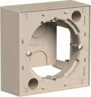 Коробка накладного монтажа 1 местная, Песочный, AtlasDesign SE ATN001200