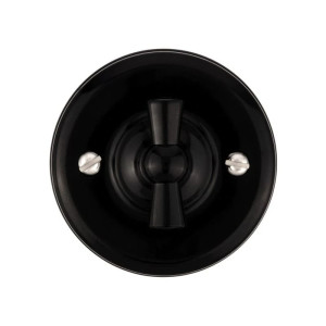 Выключатель пластик 2 кл. Проходной (4 положения), Черный, Виви TDM ELECTRIC SQ1820-1206