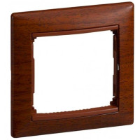 Рамка 1 местная, тонированное дерево, Valena Classic Legrand 770311