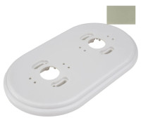 Рамка 2 местная пластик, Шалфейный, Jantera JNO.2ON2.PG04