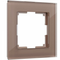Рамка 1 местная стекло, Латте, Favorit Werkel W0011142