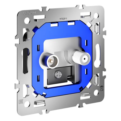 Механизм розетки телевизионной оконечной TV+SAT, S70 Voltum VLS0604M