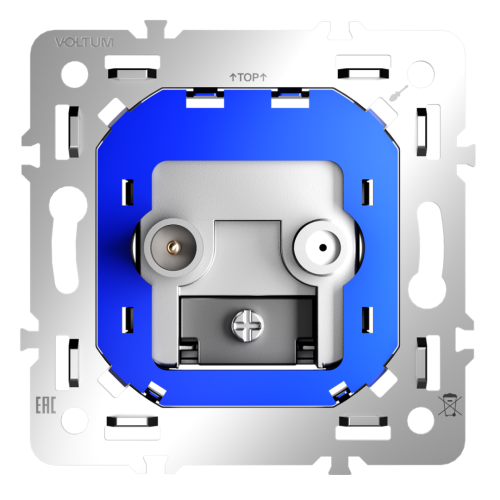 Механизм розетки телевизионной оконечной TV+SAT, S70 Voltum VLS0604M