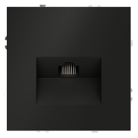 Розетка комп. RJ45 кат.6, Черный матовый, VOLTUM S70 VLS060108